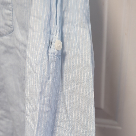 Calvin Klein Light Blue Casual Button Down Shirt - Picture 4 of 8